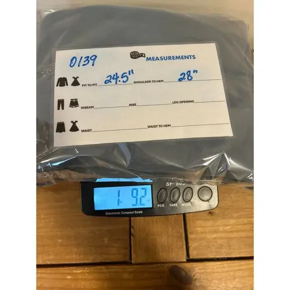 COMFRT M Slate Blu Soft Kangaroo Pocket Oversized Weighted Anti Anxiety Heavy - Picture 11 of 11